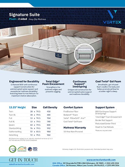 Signature Suite Two Sided - Mattress